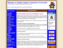 Tablet Screenshot of chubbiecubbie.com
